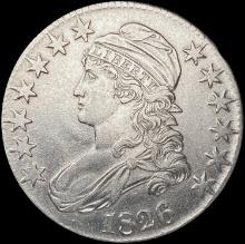 1826 Capped Bust Half Dollar NEARLY UNCIRCULATED