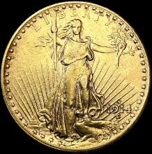 1914-S $20 Gold Double Eagle UNCIRCULATED