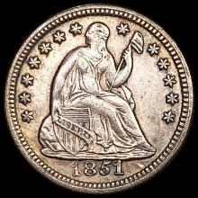 1851-O Seated Liberty Half Dime CLOSELY UNCIRCULAT