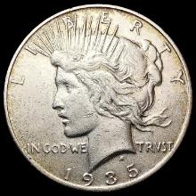 1935-S Silver Peace Dollar NEARLY UNCIRCULATED