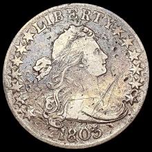 1803 Lg 3 Draped Bust Half Dollar LIGHTLY CIRCULAT