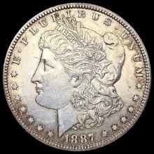 1887-S Morgan Silver Dollar CHOICE AU