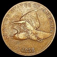 1858 Flying Eagle Cent CLOSELY UNCIRCULATED