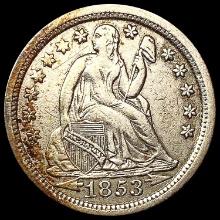 1853 Seated Liberty Dime CLOSELY UNCIRCULATED
