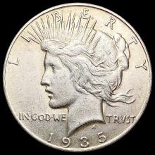 1935-S Silver Peace Dollar CLOSELY UNCIRCULATED