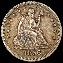 1856 Seated Liberty Quarter LIGHTLY CIRCULATED