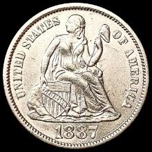 1887 Seated Liberty Dime UNCIRCULATED