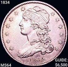 1834 Capped Bust Quarter