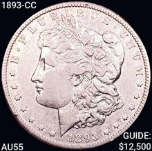 1893-CC Morgan Silver Dollar HIGH GRADE