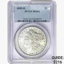 1885-O Morgan Silver Dollar PCGS MS64