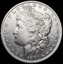 1891-O Morgan Silver Dollar NEARLY UNCIRCULATED