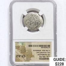 AD 780-793 Tabaristan AR Hemidrachm NGC Ch AU