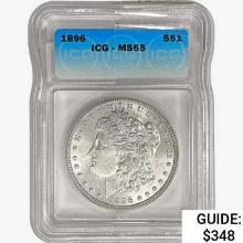 1896 Morgan Silver Dollar ICG MS65