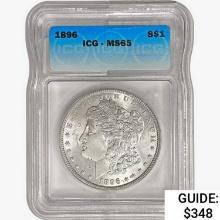 1896 Morgan Silver Dollar ICG MS65