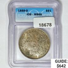 1888-O Morgan Silver Dollar ICG MS65