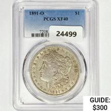 1891-O Morgan Silver Dollar PCGS XF40