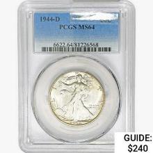 1944-D Walking Liberty Half Dollar PCGS MS64