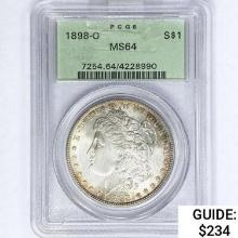 1898-O Morgan Silver Dollar PCGS MS64