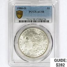 1880-O Morgan Silver Dollar PCGS AU58