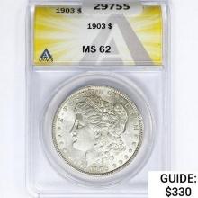 1903 Morgan Silver Dollar ANACS MS62