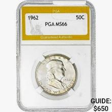 1962 Franklin Half Dollar PGA MS66