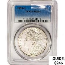 1880-S Morgan Silver Dollar PCGS MS64