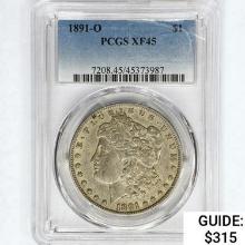 1891-O Morgan Silver Dollar PCGS XF45