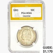 1893 Columbia Half Dollar PGA MS66