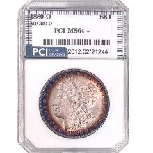 1880-O Morgan Silver Dollar PCI MS64+ Mircro O