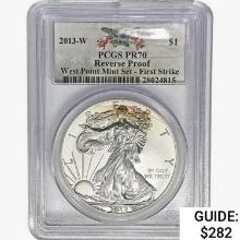 2013-W Silver Eagle PCGS PR70 REV PR