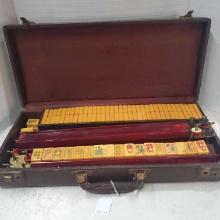 1920s Bakelite Mahjong Set With Carry Case