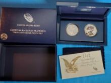 Special 2012 American Eagle San Francisco Two-Coin Silver Proof Set