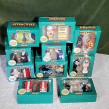 Collection of Attractives Magnetic Salt And Pepper Shakers In Original Boxes