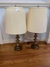 (2) Brass Table Lamps (Local Pick Up Only)