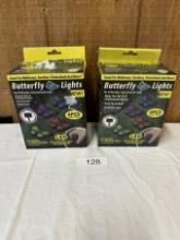 (2) Boxes of LED Butterfly Lights