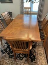 Nice Dining Room Table with 6 Chairs and 2 Leafs (Local Pick Up Only)