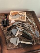 Box  Lot/Alaska ULU Legendary Knife of the Arctic, Butter Knives, ETC