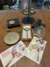 Box Lot/Bells, Compass, Owl, ETC