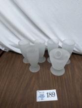 Frosted Glass Cup set