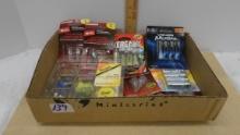 bulbs and batteries, mixed lot of auto bulbs and fuses and some high grade batteries