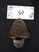 Harley Davidson Bottle Opener, Cast Iron