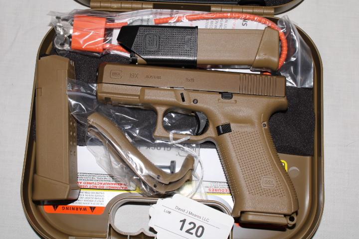 New Glock "19X" 9mm "Cross-Over" Pistol w/3- 17 Rd. Mags