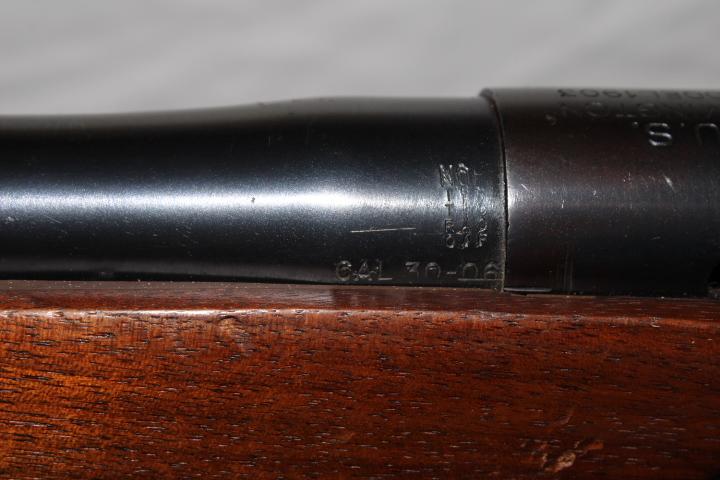 U.S. Remington Model 1903 .30-06 Bolt Action Rifle