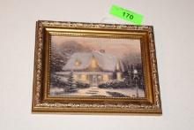 Thomas Kinkade Accent Print with Certificate on Back