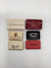 Six Souvenir Bars of Hotel Soap Tulsa and OKC