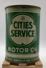 Cities Service Quart Oil Can w/ Clover