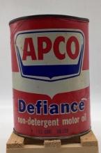 APCO Defiance Quart Oil Can Oklahoma City, OK