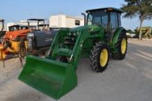 JD 5085E TRACTOR W/ JD H240 LOADER (VIN # 1LV5085ETEYP42330) (SHOWING APPX