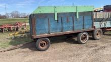 Wood Barge Box on Gear