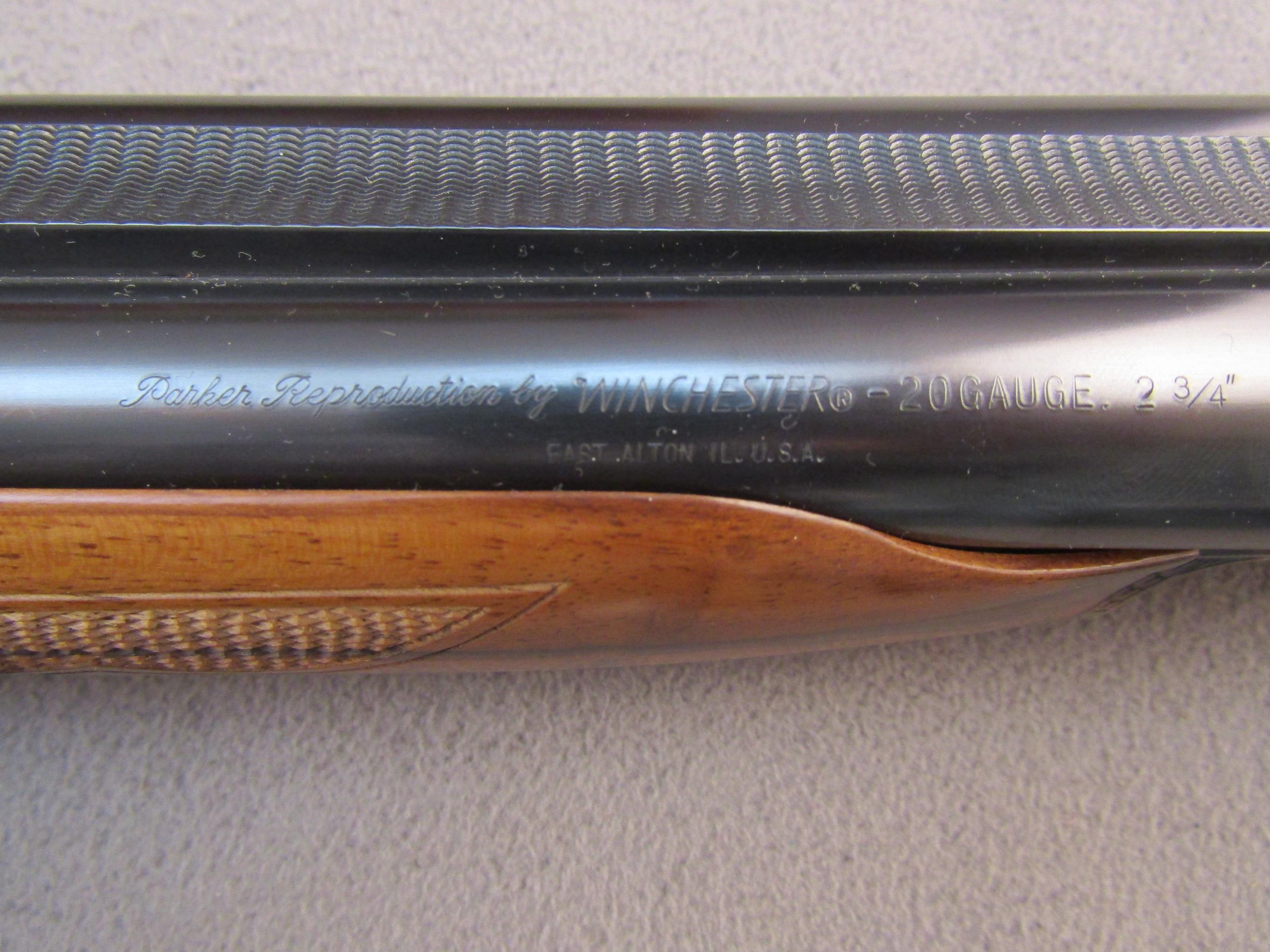 PARKER REPRODUCTION Model SxS, Breech-Action Shotgun, 20g, S#20-04828